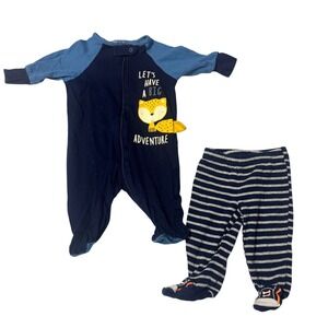 Newborn Footed Sleeper and Matching Footie‎ Pants – Unisex Baby Clothes Lot